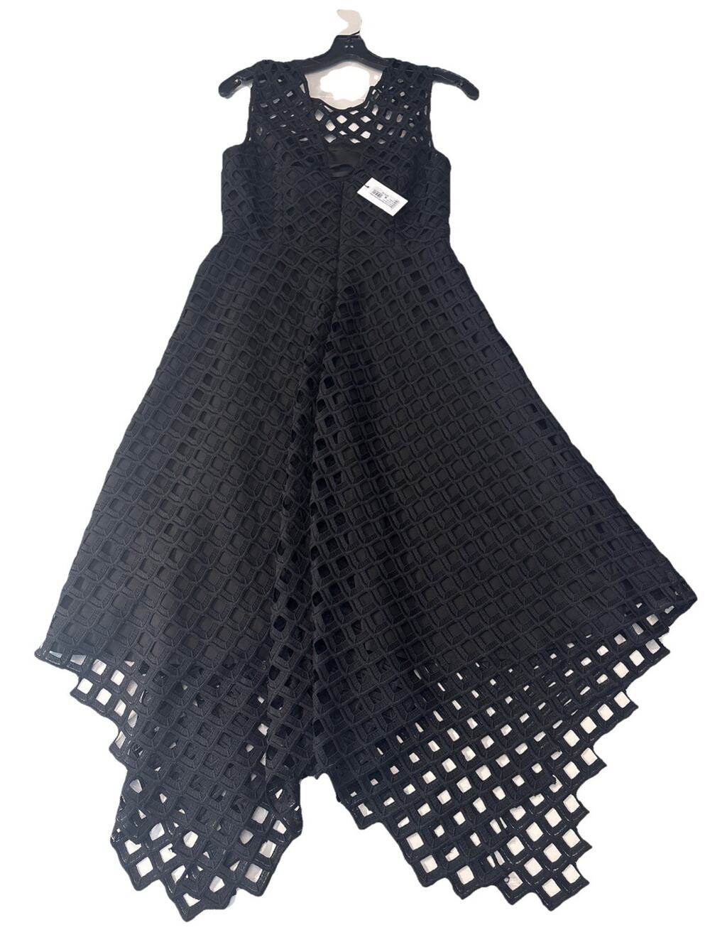 Milly Annemarie Lattice Embroidered Handkerchief Dress BNWT Stunning Piece SZ 6